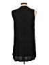 August Silk Black Sleeveless Blouse Size L - photo 2