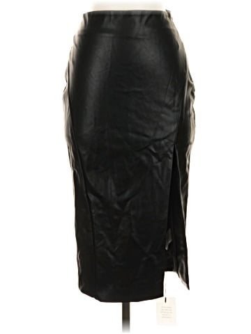 Superdown Faux Leather Skirt (view 1)