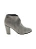 206 Collective 100% Leather Gray Ankle Boots Size 8 1/2 - photo 1