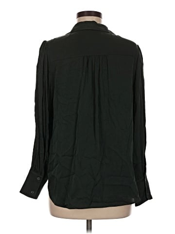 Quince Long Sleeve Silk Top (view 2)