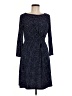 Le Lis Polka Dots Blue Casual Dress Size M - photo 1