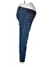 Indigo Blue Solid Blue Jeans Size Lg Maternity - photo 4