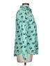 Red Camel 100% Cotton Print Teal Long Sleeve Blouse Size L - photo 4
