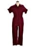 Universal Thread Solid Burgundy Jumpsuit Size 12 - photo 1
