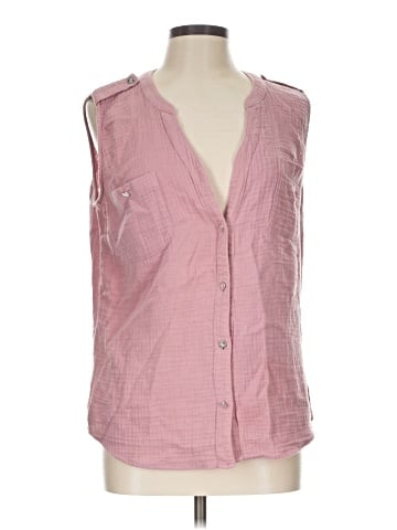 Adrienne Vittadini Sleeveless Button-Down Shirt (view 1)