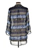 rue21 100% Polyester Blue 3/4 Sleeve Blouse Size L - photo 2