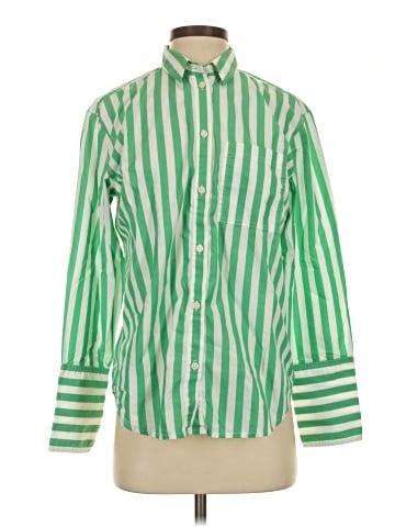 J.Crew Collection Long Sleeve Button-Down Shirt (view 1)