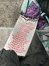 Love Print Teal Cocktail Dress Size M - photo 8