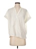 Splendid Ivory Short Sleeve Blouse Size S - photo 1