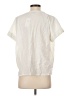 Splendid Ivory Short Sleeve Blouse Size S - photo 2