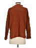 Max Studio 100% Cotton Brown Turtleneck Sweater Size S - photo 2