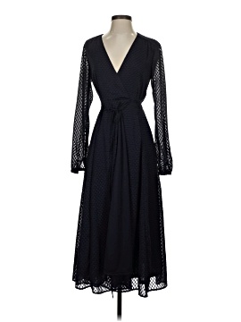 h&m midi dress sale Women's Black Fitted Midi Dress