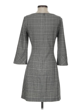 h&m casual dress Women's Dark brown Linen-Blend Casual Dress