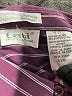 Tabi Stripes Burgundy Long Sleeve Blouse Size L - photo 7