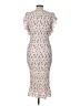 Missguided 100% Polyester Print Ivory Cocktail Dress Size 10 - photo 2