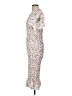 Missguided 100% Polyester Print Ivory Cocktail Dress Size 10 - photo 5