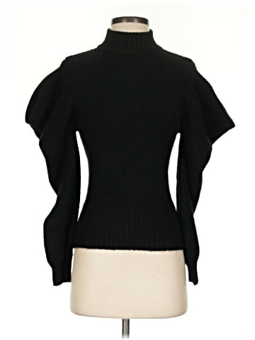 Flat White Turtleneck Sweater (view 1)