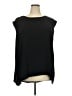 Halogen 100% Polyester Black Sleeveless Blouse Size 2X - photo 1