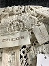 Chico's 100% Polyester Solid Ivory Trenchcoat Size Med (1) - photo 6