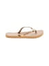 Lindsay Phillips Tan Flip Flops Size 11 - photo 1