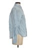 Michael Stars 100% Linen Blue Long Sleeve Button-Down Shirt Size Sm (0) - photo 4