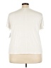 NY Collection Ivory White Short Sleeve Top Size 3X - photo 2