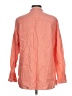 L.L.Bean 100% Linen Orange Long Sleeve Button-Down Shirt Size L - photo 2