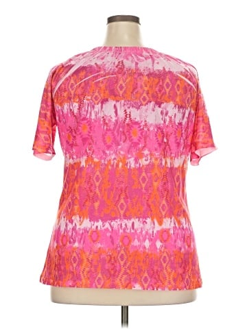 Jane Ashley Short Sleeve Blouse (view 2)