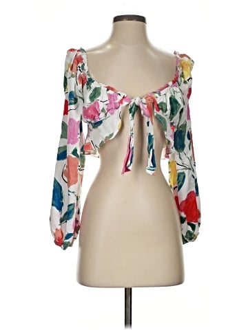 Lulus 3/4 Sleeve Blouse (view 1)