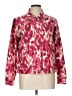 Christopher & Banks Print Pink Jacket Size L - photo 1