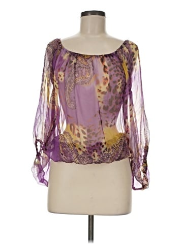Unyx 3/4 Sleeve Silk Top (view 1)