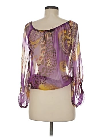 Unyx 3/4 Sleeve Silk Top (view 2)