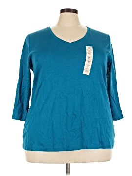 St. John's Bay 3/4 Sleeve Top