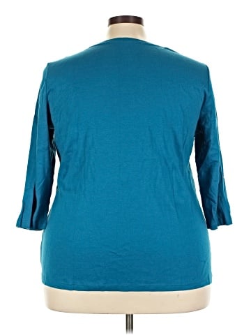 St. John's Bay 3/4 Sleeve Top (view 2)