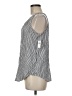Old Navy 100% Rayon Silver Sleeveless Blouse Size M - photo 5