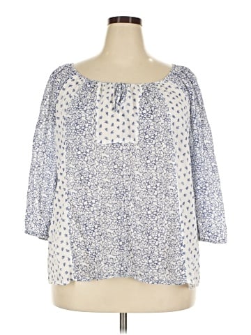 Old Navy 3/4 Sleeve Blouse (view 1)