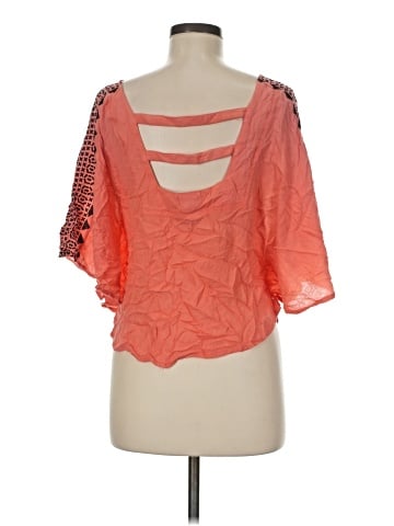 Wet Seal Short Sleeve Blouse (view 2)