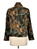 Christopher & Banks 100% Polyester Print Green Jacket Size L (petite) - photo 2