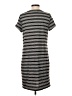 Ann Taylor LOFT Stripes Gray Casual Dress Size S - photo 2