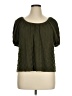Daniel Rainn Green Short Sleeve Blouse Size XL - photo 1