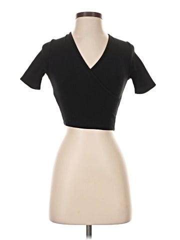 Aqua Short Sleeve Top (view 1)