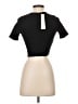 Aqua Black Short Sleeve Top Size S - photo 2