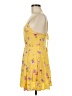 Forever 21 Floral Yellow Cocktail Dress Size M - photo 5