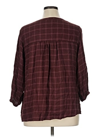 Wrangler Jeans Co 3/4 Sleeve Blouse (view 2)