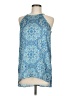 The Limited 100% Polyester Blue Sleeveless Blouse Size M - photo 1