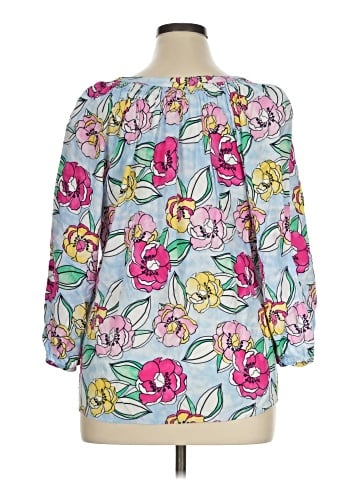 Crown & Ivy 3/4 Sleeve Blouse (view 2)