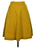 Downeast Solid Yellow Casual Skirt Size 2 - photo 1