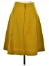 Downeast Solid Yellow Casual Skirt Size 2 - photo 2