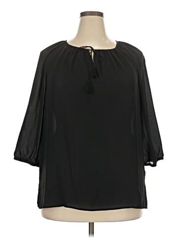 Faded Glory 3/4 Sleeve Blouse (view 1)