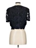 Venezia 100% Silk Black Short Sleeve Top Size L (estimated) - photo 2
